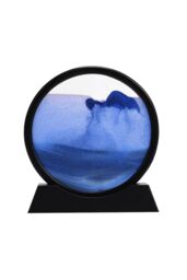 Living and Home Decorative Moving Sand Art Picture in Motion in Blue - thumbnail 5