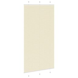 Berkfield Home Pleated Blind Cream 110x200 cm Fabric Width 109.4 cm Polyester - thumbnail 4