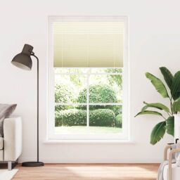 Berkfield Home Pleated Blind Cream 110x200 cm Fabric Width 109.4 cm Polyester - thumbnail 2