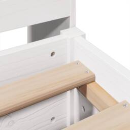 Berkfield Home Durable Bed Frame without Mattress White 180x200 cm Super King So - thumbnail 9
