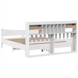 Berkfield Home Durable Bed Frame without Mattress White 180x200 cm Super King So - thumbnail 8