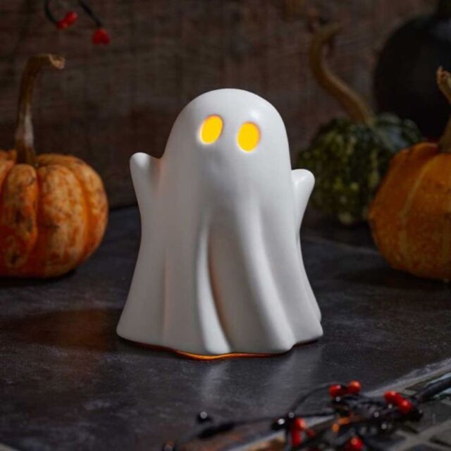 Garden Greatness LED Spooky Eyes Ghost Ornament in White - Size: 1 Pack - image 1