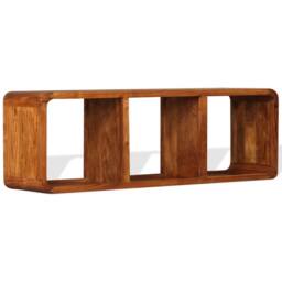 Berkfield Home TV Cabinet Solid Wood with Honey Finish 120x30x40 cm in Brown - Size: 120 x 30 x 40 cm - thumbnail 5