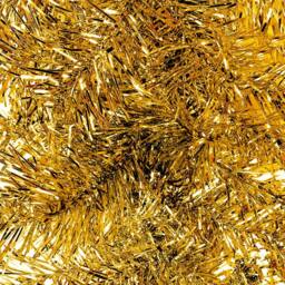 Berkfield Home Christmas Garland with LED Lights 5 m Gold - thumbnail 4