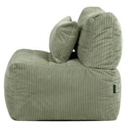 icon Noa Bean Bag Recliner, Jumbo Cord in Green - thumbnail 5