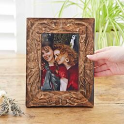 "Paper High 6"" x 4"" Jaraja Natural Mango Wood Photo Frame" - thumbnail 2