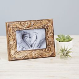 "Paper High 6"" x 4"" Jaraja Natural Mango Wood Photo Frame" - thumbnail 4
