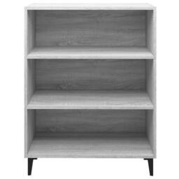 Berkfield Home Sideboard Grey Sonoma 69.5x32.5x90 cm Engineered Wood - thumbnail 3