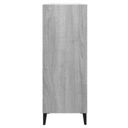 Berkfield Home Sideboard Grey Sonoma 69.5x32.5x90 cm Engineered Wood - thumbnail 4