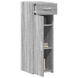 Berkfield Home Sideboard Grey Sonoma 30x42.5x93 cm Engineered Wood - thumbnail 3