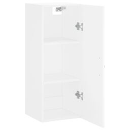Berkfield Home Wall Mounted Cabinet White 34.5x34x90 cm Engineered Wood - thumbnail 5