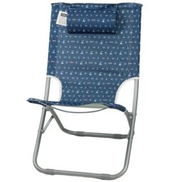 Gr8 Garden Portable Adult Blue Folding Beach Chair - thumbnail 3