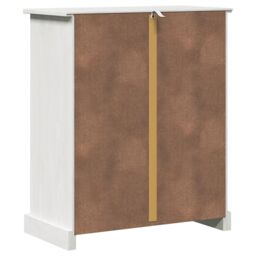 Berkfield Home Bathroom Cabinet White 68 x 34 x 80 cm Solid pine wood - thumbnail 8