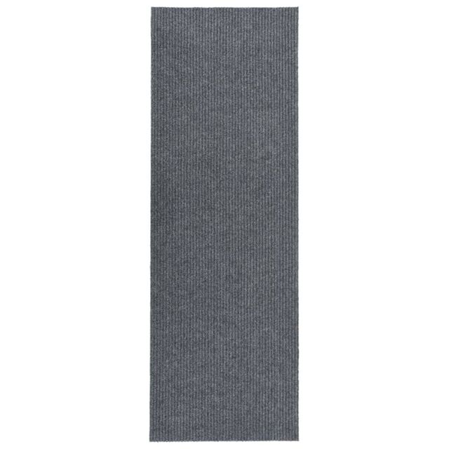 Berkfield Home Dirt Trapper Carpet Runner 100x350 cm Grey - Size: 100 cm diameter - image 1