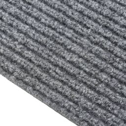 Berkfield Home Dirt Trapper Carpet Runner 100x350 cm Grey - Size: 100 cm diameter - thumbnail 2
