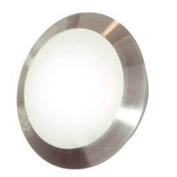 Netlighting Flush Ceiling Light Stainless Steel in Grey