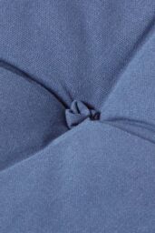 Homescapes Cotton Back Support Cushion in Navy - thumbnail 5