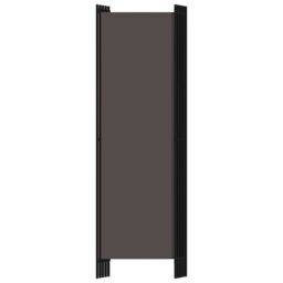 Berkfield Home 5-Panel Room Divider Anthracite 250x180 cm in Black - thumbnail 4