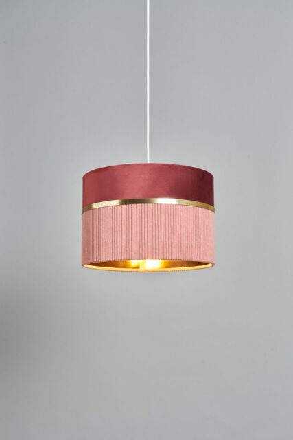 BHS Lighting Violet 30cm Easy Fit Light Shade in Pink