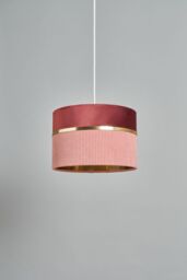 BHS Lighting Violet 30cm Easy Fit Light Shade in Pink - thumbnail 2