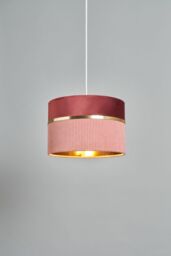 BHS Lighting Violet 30cm Easy Fit Light Shade in Pink