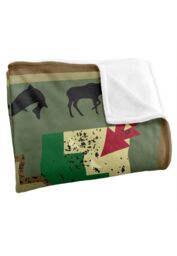 JQ Licensing Southwest Bear 2 Silky Touch Super Soft Throw Blanket 152 X 127 cm in White - thumbnail 3