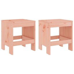 Berkfield Home 3 Piece Garden Bistro Set Solid Wood Douglas in Brown - thumbnail 3