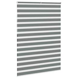 Berkfield Home Elegant Zebra Blind Dark Grey 160x230 cm Fabric Width 155.9 cm Po - thumbnail 4