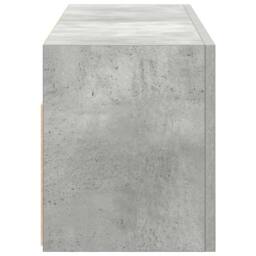 Berkfield Home Bathroom Wall Cabinet Concrete Grey 80x25x30 cm Engineered Wood - Size: 80 x 25 x 30 cm - thumbnail 7