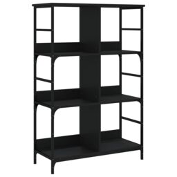 Berkfield Home Bookshelf Black 78.5x33x117.5 cm Engineered Wood - thumbnail 2