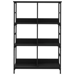 Berkfield Home Bookshelf Black 78.5x33x117.5 cm Engineered Wood - thumbnail 4
