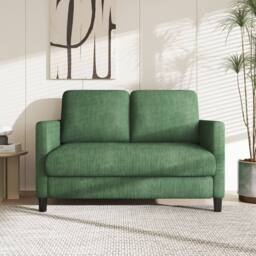 Dprodo 129CM Small Sofa Couch, Soft Corduroy LoveSeat in Green - Size: 1 Pack - thumbnail 1