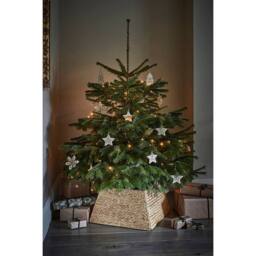 Lemon Pavilion Furniture and Decor Foldable Square Tree Skirt - Water Hycainth - L60 x W60 x H26 cm in Brown - thumbnail 3