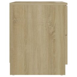 Berkfield Home Bedside Cabinet Sonoma Oak 40x40x50 cm Engineered Wood in Brown - Size: 40 x 40 x 50 cm - thumbnail 4