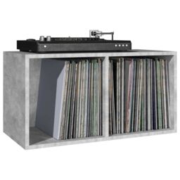 Berkfield Home Vinyl Storage Box Concrete Grey 71x34x36 cm Engineered Wood - Size: 71 x 34 x 36 cm - thumbnail 5