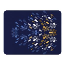 Benjamin Tate Design Autumn Print Blanket in Natural - Size: 120 cm x 150 cm - thumbnail 1
