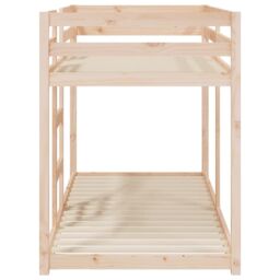 Berkfield Home Bunk Bed 80x200 cm Solid Wood Pine in Brown - thumbnail 6