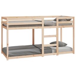 Berkfield Home Bunk Bed 80x200 cm Solid Wood Pine in Brown - thumbnail 2