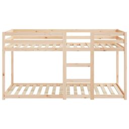 Berkfield Home Bunk Bed 80x200 cm Solid Wood Pine in Brown - thumbnail 5