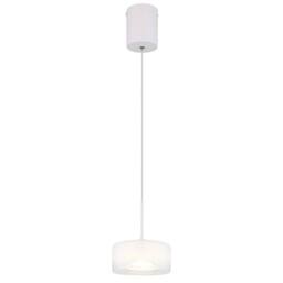 Netlighting Belinda Slim Pendant White Matt Opal Glass Shade LED 4000K - thumbnail 1