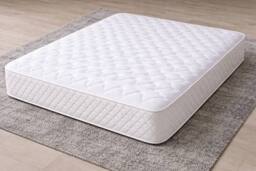Chester & Oakley Luxury Damask Memory Foam Mattress - 10 INCH in White - Size: Small Single - thumbnail 4