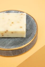 Orsina Grey Marble Range Grey Marble Brass Soap Dish - thumbnail 3