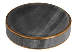 Orsina Grey Marble Range Grey Marble Brass Soap Dish - thumbnail 2