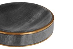 Orsina Grey Marble Range Grey Marble Brass Soap Dish - thumbnail 5