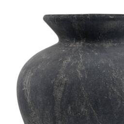 Wyld Haus Stonefern Black Aged Stoneware Vase in Grey - thumbnail 4