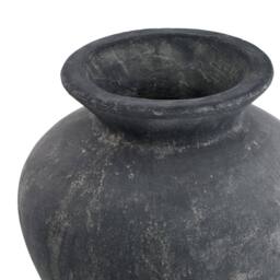 Wyld Haus Stonefern Black Aged Stoneware Vase in Grey - thumbnail 3