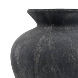 Wyld Haus Stonefern Black Aged Stoneware Vase in Grey - thumbnail 5