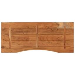 Berkfield Home Beautiful Desk Top 120x50x2.5 cm Rectangular Solid Wood Acacia in Brown - thumbnail 5