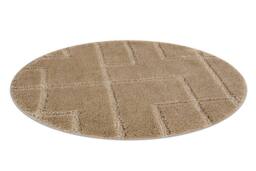 RugsX Dywaniki Łazienkowe Rug in Beige - Size: 100 cm diameter - thumbnail 2
