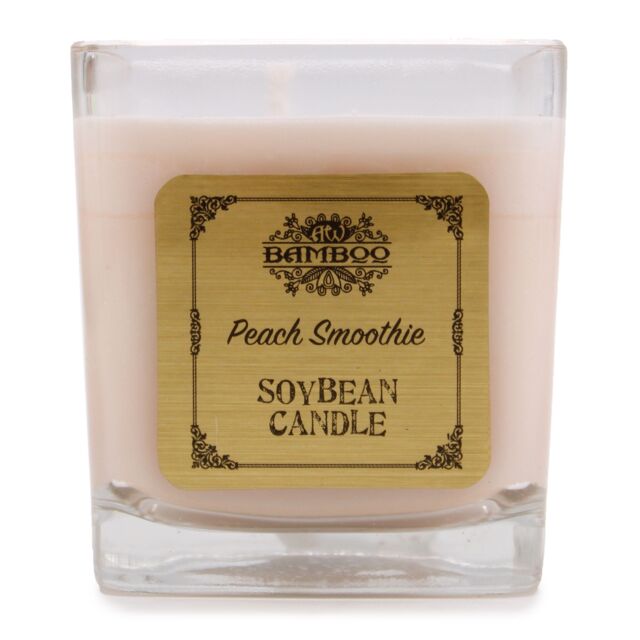 KDMD Soybean Jar Candles - Peach Smoothie in Pink - image 1